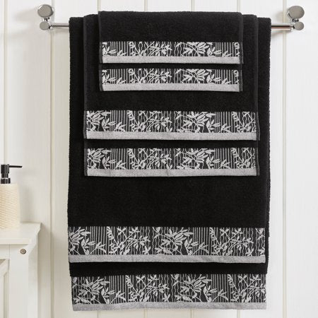 Superior 100-percent Cotton Wisteria 6-Piece Towel Set - EK CHIC HOME