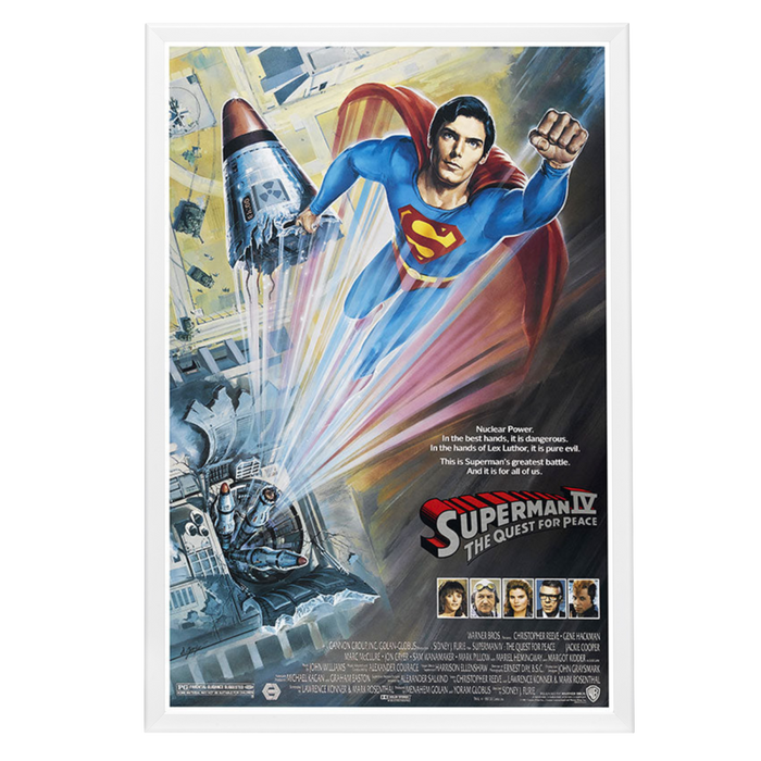 "Superman IV: The Quest for Peace" (1987) Framed Movie Poster