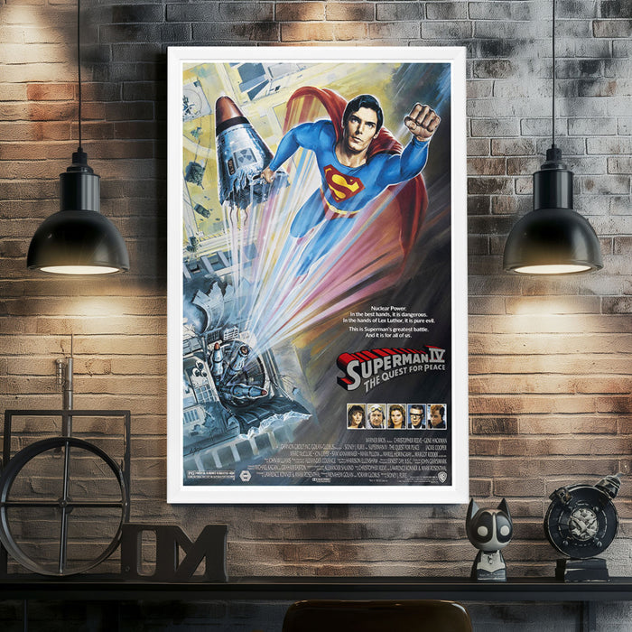 "Superman IV: The Quest for Peace" (1987) Framed Movie Poster
