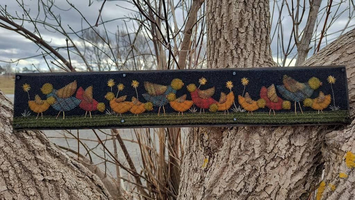 SWEET TWEETS & DANDELIONS Board Runner Printed Pattern | Patchwork | Applique