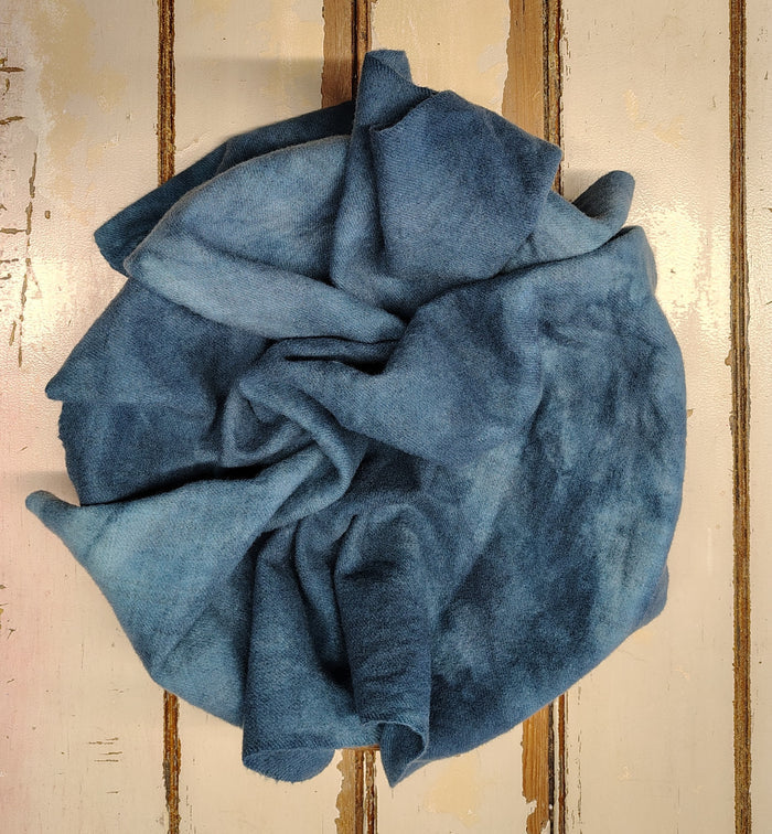 Teal Hand Dyed Plaid Wool (Light)