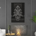 THE AUSPICES OF HORUS - BLACK by YantrArt 1-Piece Canvas