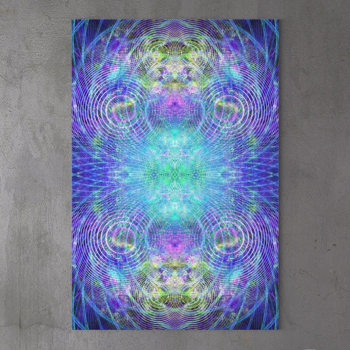 THE BLUE PSYCHOCOSMOS by YantrArt 1-Piece Canvas