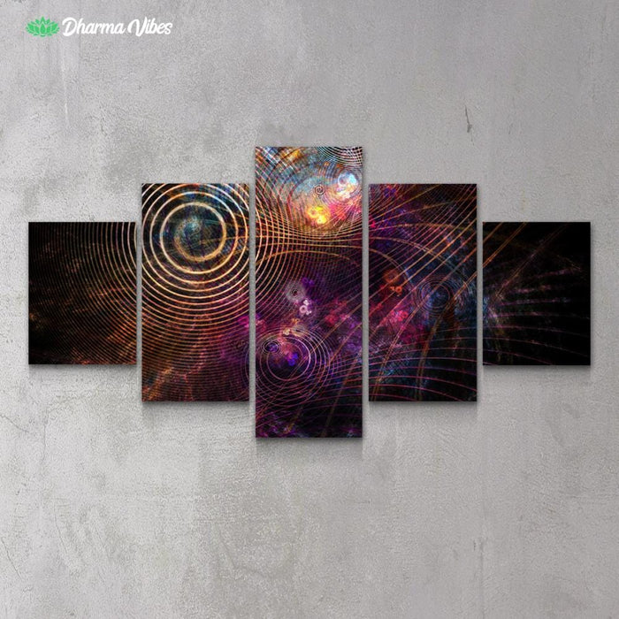 The Dark Cosmos by YantrArt 5-Piece Canvas