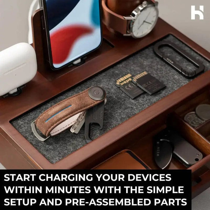 Holme & Hadfield Nightstand Organizer The Hub
