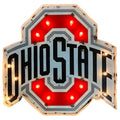 The Ohio State University Lighted Recycled Metal Wall Decor