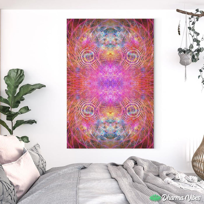 THE RED PSYCHOCOSMOS by YantrArt 1-Piece Canvas