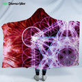 The Reddish Metatrons by Yantrart Hooded Blanket