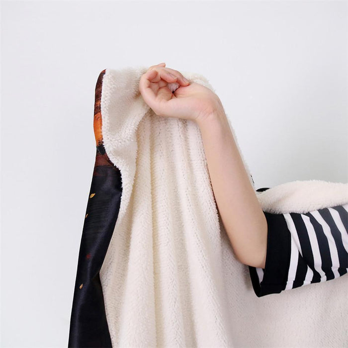 The Reddish Metatrons by Yantrart Hooded Blanket