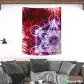 THE REDDISH METATRONS by YantrArt Tapestry