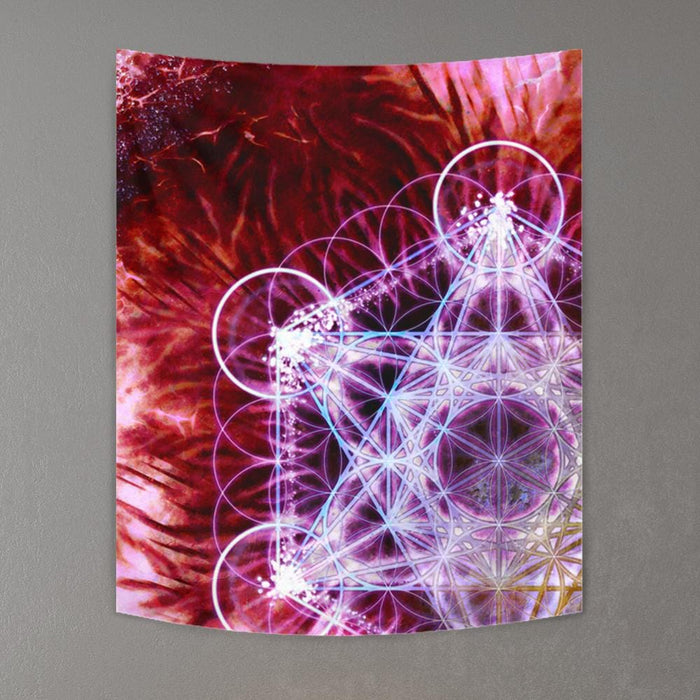 THE REDDISH METATRONS by YantrArt Tapestry