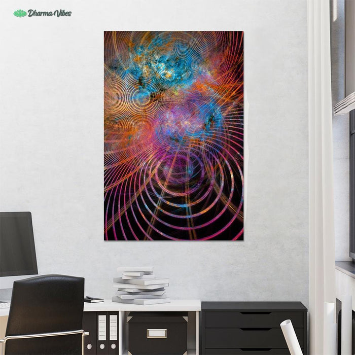 The Unfolded Cosmos V2 by YantrArt Design 1-Piece Canvas