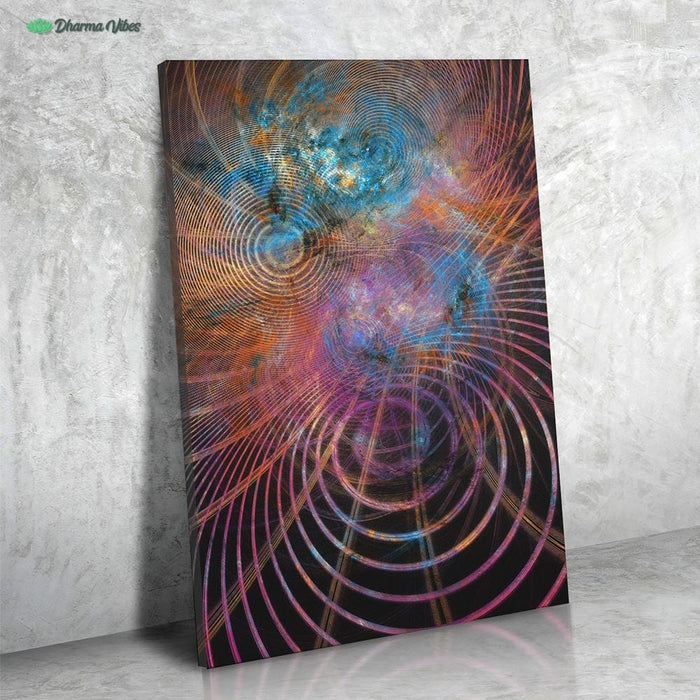 The Unfolded Cosmos V2 by YantrArt Design 1-Piece Canvas