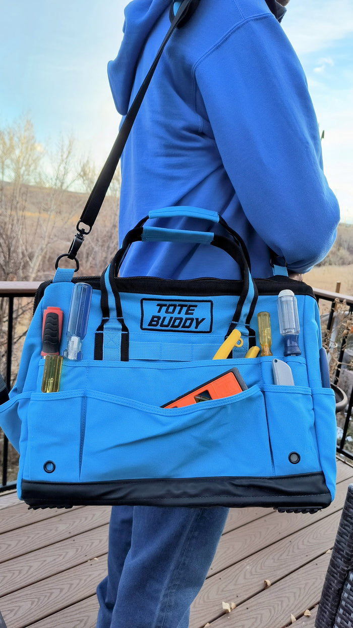 Tote Buddy Tool Bag, 16", 34 pockets