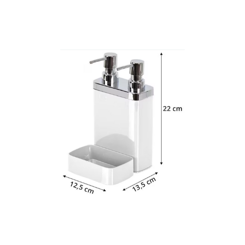Soap Dispenser 3 Liters Stainless Steel Primanova arabic features infographic