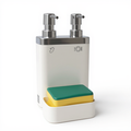 Primanova soap dispenser 3 Liters beige front view