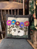 TWO EWE PILLOW Paper Pattern - All About Ewe Wool Shop
