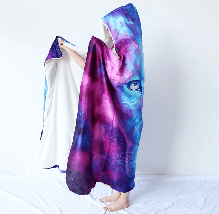 UNIVERSAL RESONANCE by YantrArt Design Hooded Blanket
