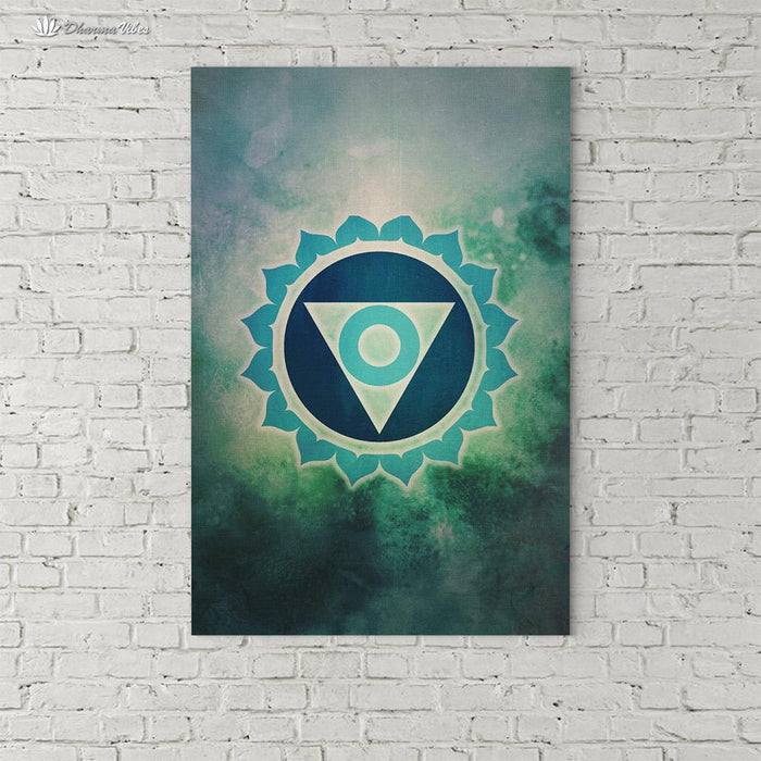 Vishuddha 5th Chakra  by McAshe 1-Piece Canvas Art