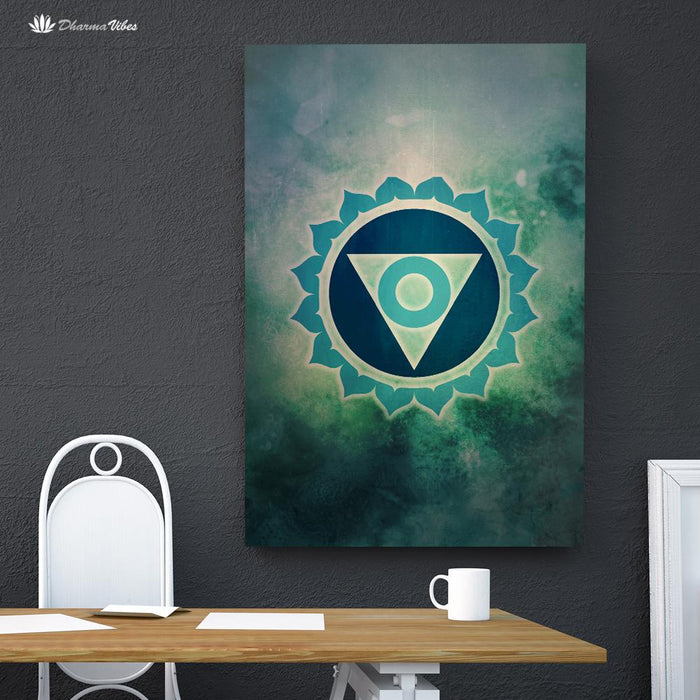 Vishuddha 5th Chakra  by McAshe 1-Piece Canvas Art