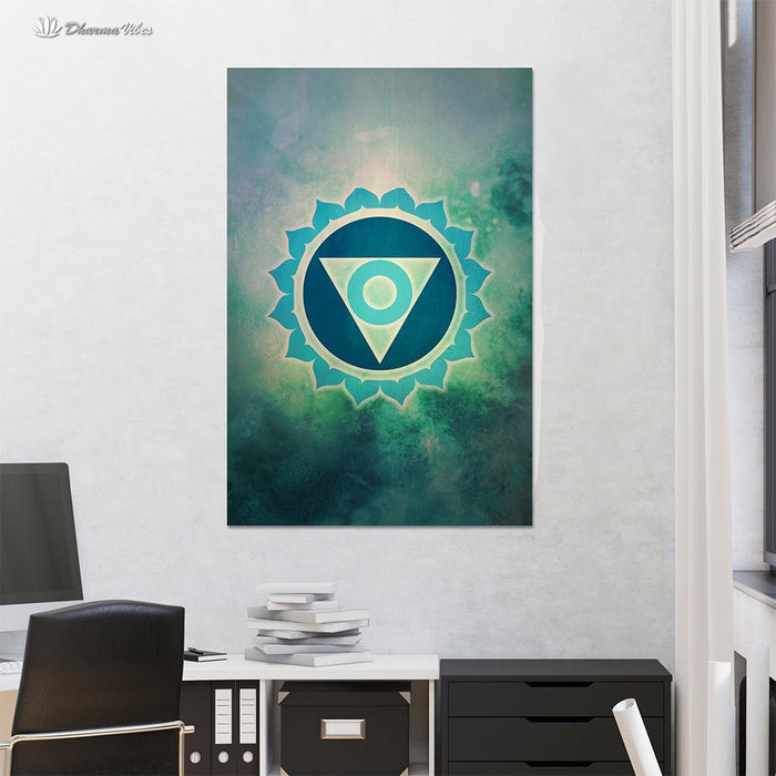 Vishuddha 5th Chakra  by McAshe 1-Piece Canvas Art