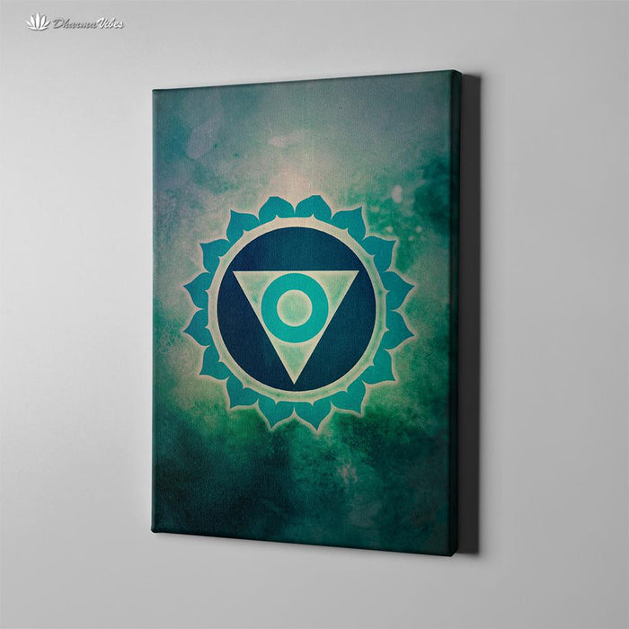 Vishuddha 5th Chakra  by McAshe 1-Piece Canvas Art