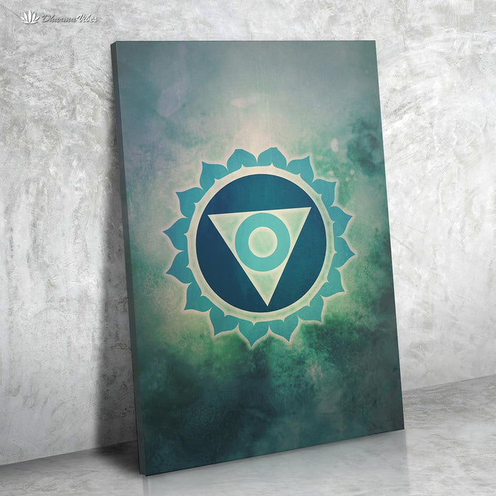 Vishuddha 5th Chakra  by McAshe 1-Piece Canvas Art