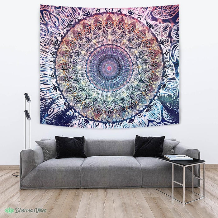 Waiting Bliss by Cameron Gray Mandala Tapestry