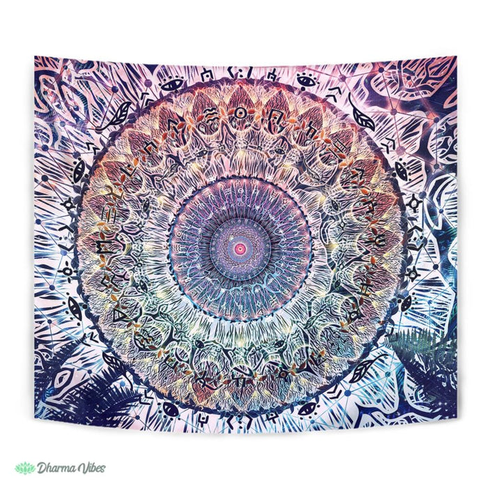 Waiting Bliss by Cameron Gray Mandala Tapestry