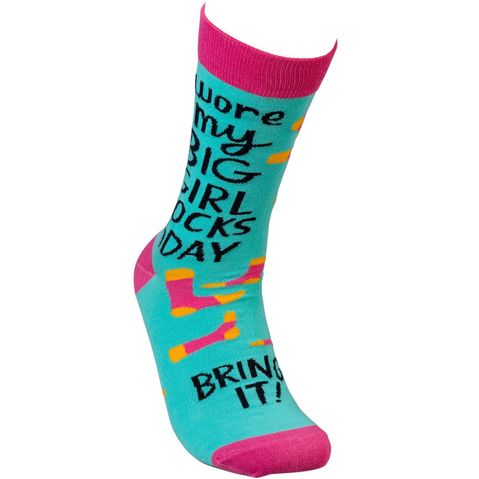 Wore My Big Girl Socks Today Bring It Socks - Posh West Boutique