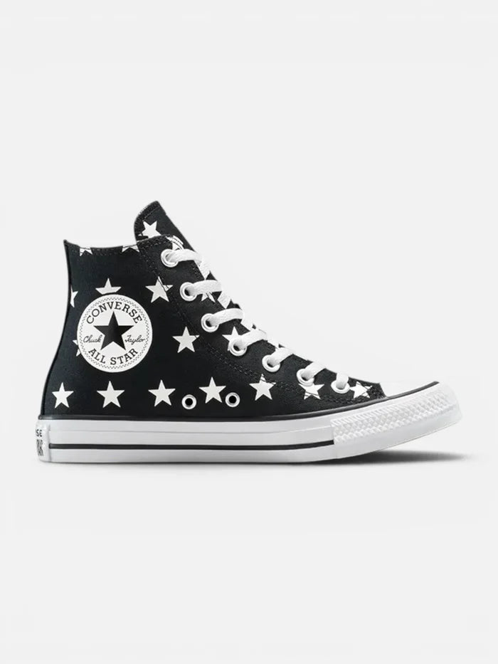 Zapatillas Converse Chuck Taylor All Star Hi Negro Estrellas