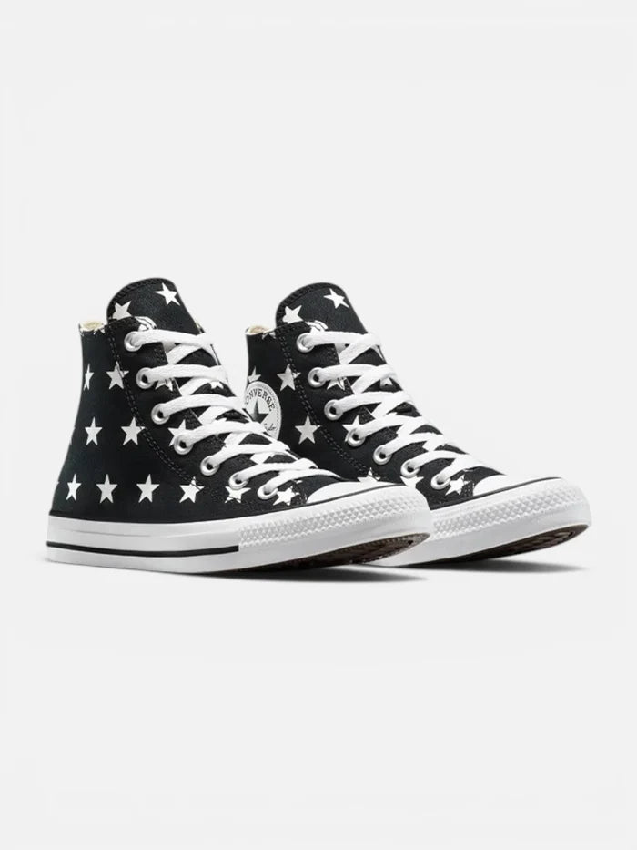 Zapatillas Converse Chuck Taylor All Star Hi Negro Estrellas
